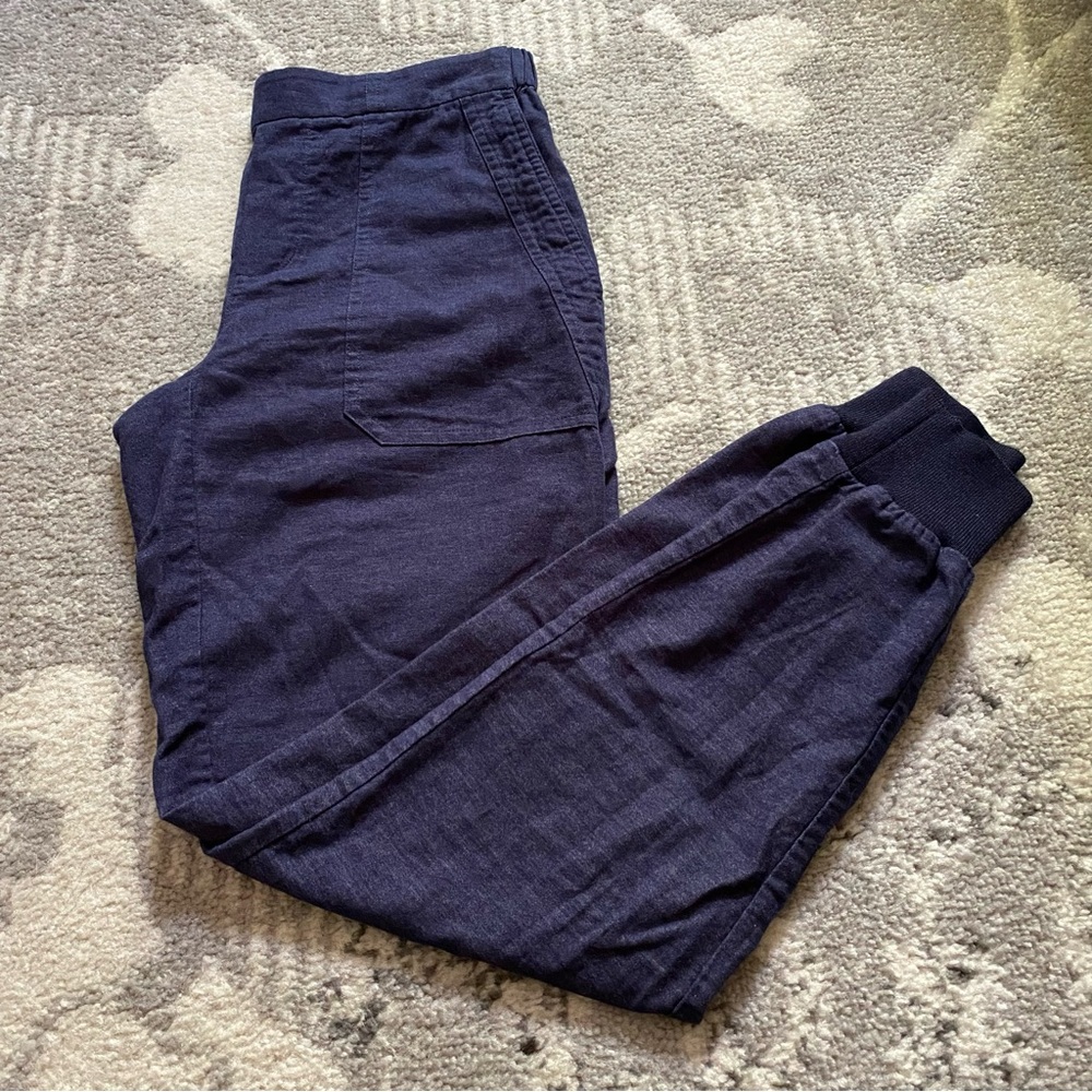 Vince Denim Lightweight Cotton Jogger